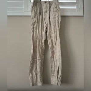 Tommy Bahama Beach Coast Linen-Blend Elastic-Waist Pants in M